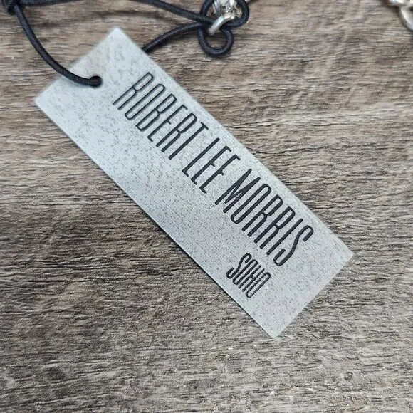 Robert Lee Morris RLM Studio Soho collection Collar Necklace Hammered Finish - Picture 6 of 9